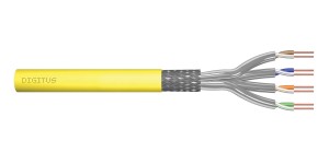 Digitus DK-1745-A-VH-5 kabel sieciowy Żółty 500 m Cat7a S/FTP (S-STP)