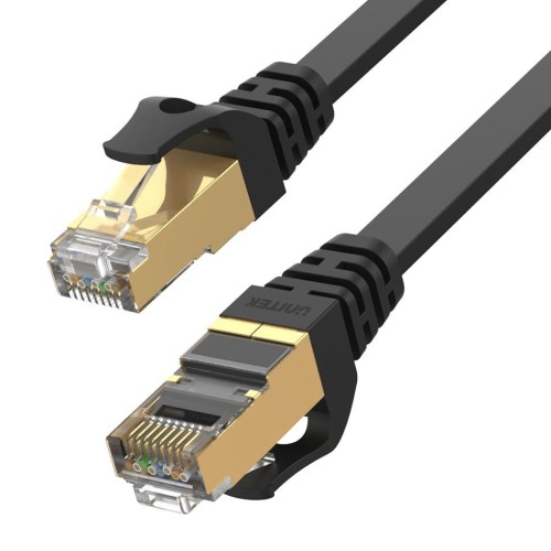 Patchcord UNITEK C1897BK-1M płaski Ethernet Cat.7, 1m - 983290