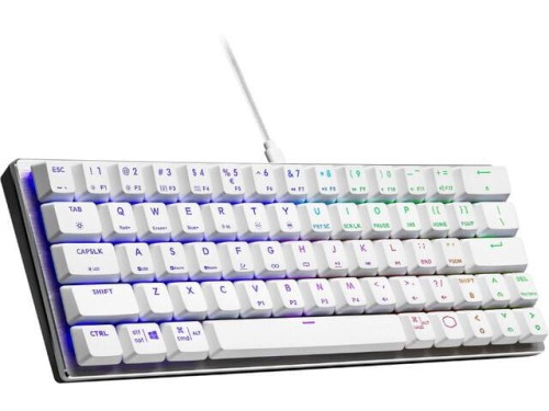 Klawiatura przewodowa Cooler Master SK620 RGB mechaniczna low profile switch RED biała - 984557