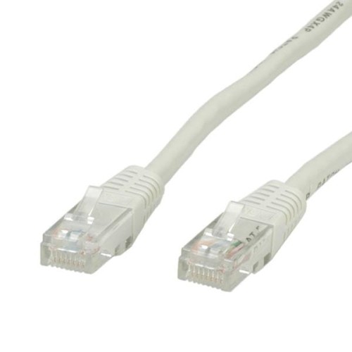 BC VALUE PatchCord  RJ45 osłonka zal. Kat.5e UTP  1m szary [33543] - 740177