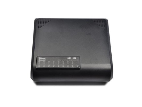 Netis System ST3116P łącza sieciowe Nie zarządzany Fast Ethernet (10/100) Czarny - 744608