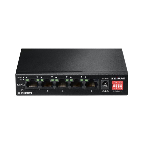 EDIMAX ES-5104PH 5 Port Fast Ethernet Switch - 1043486