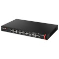 Switch zarządzalny Edimax GS-5424PLC 24x10/100/1000 PoE+ 4xSFP Combo Web Smart - 1043532