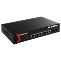 Switch zarządzalny Edimax GS-5208PLG 8x10/100/1000 PoE+ 2xSFP Web Smart - 1043366
