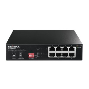 Switch niezarządzalny Edimax GS-1008PHE V2 8x100/1000 4xPoE+ 60W