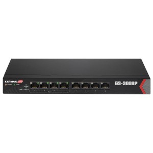 Switch zarządzalny Edimax GS-3008P 4x10/100/1000 4x10/100/1000 PoE+ Web Smart