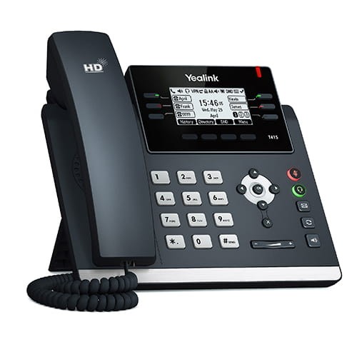 Telefon VoIP Yealink SIP-T41S (bez PSU) - 1134080