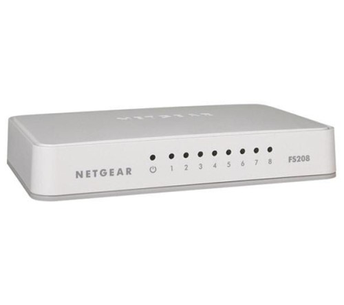 Switch NETGEAR FS208-100PES (8x 10/100Mbps) - 744712