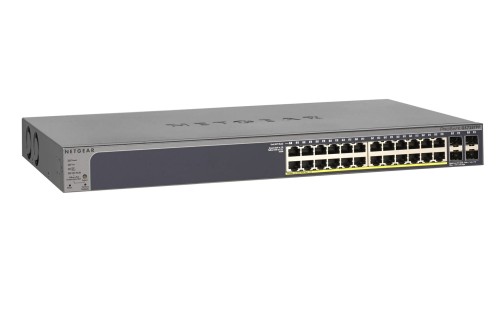 Switch NETGEAR GS728TPP-100EUS (24x 10/100/1000Mbps) - 744714