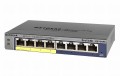 Switch PoE NETGEAR GS108PE-300EUS (8x 10/100/1000Mbps) - 743302