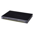 Switch PoE NETGEAR GS752TXP-100NES (2x 10/100/1000/10000Mbps, 48x 10/100/1000Mbps) - 743415