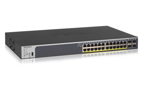 Switch zarządzalny Netgear GS728TP-200EUS LAN 24x10/100/1000 SFP 4x1G - 744253