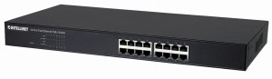 Switch niezarządzalny Intellinet 16x 10/100 Mbps w tym 8x PoE+ 58W Rack 19"