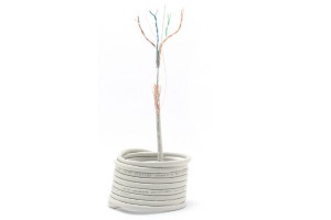 Kabel sieciowy SFTP Gembird SPC-5004E-SOL/100 kat. 5e (drut 100 m)