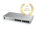 Switch niezarządzalny Zyxel GS1008HP 8x10/100/1000 PoE+ RJ45 - 1043225