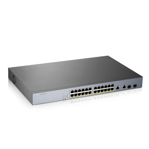 Switch zarządzalny Zyxel GS1350-26HP 24x10/100/1000 2xComboSFP PoE RJ45 - 744387