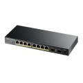 Zyxel GS1100-10HP Nie zarządzany Gigabit Ethernet (10/100/1000) Czarny 1U Obsługa PoE - 696940