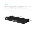 TOTOLINK SW16 16-Port unmanaged 10/100Mbps Fast Ethernet Switch rack 19" - 564492