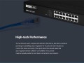 TOTOLINK SW16 16-Port unmanaged 10/100Mbps Fast Ethernet Switch rack 19" - 564493