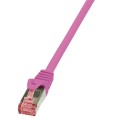 LOGILINK Patchcord Cat.6 S/FTP PIMF PrimeLine 5m, różowy - 607664