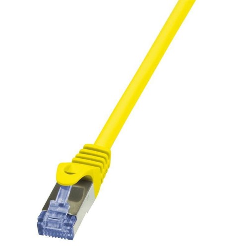 Patchcord LogiLink CQ3037S Cat.6A S/FTP 1m żółty - 695607