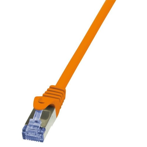 Patchcord LogiLink CQ3038S Cat.6A S/FTP 1m pomarańczowy - 695606