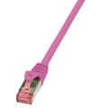LOGILINK Patchcord Cat.6 S/FTP PIMF PrimeLine 1,5m, różowy - 535094