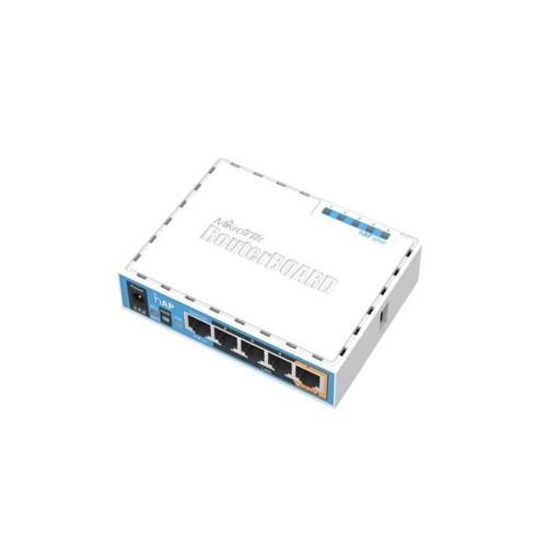 MikroTik hAP RB951Ui-2nD RouterOS L4 64MB RAM, 5xLAN, 2.4GHz 802.11b/g/n, 1xPoE - 538701