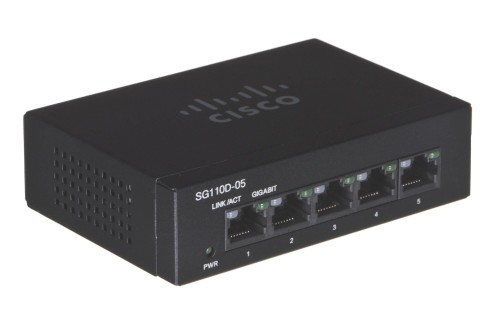 Switch Cisco SG110D-05-EU (5x 10/100/1000Mbps) - 743203