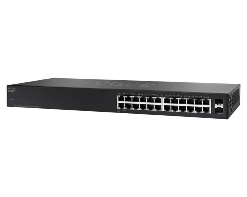 Switch niezarządzalny Cisco SG110-24 24x10/100/1000 2xCombo 19" rack - 744369
