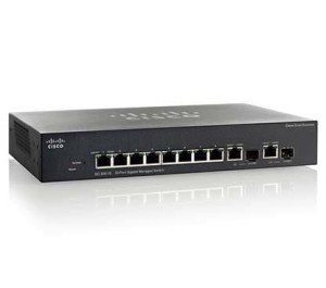 Switch Cisco SG350-10-K9-EU (8x 10/100/1000Mbps)