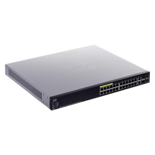 Switch PoE Cisco SG550X-24MP-K9-EU (24x 10/100/1000Mbps) - 743866