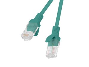 Lanberg Patchcord RJ45, kat. 5e, FTP, 0.25m, zielony