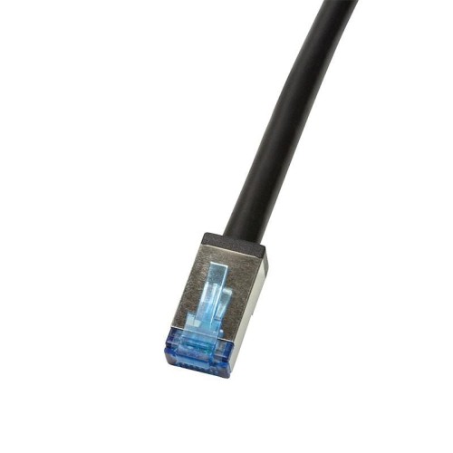Patchcord LogiLink CQ7053S Cat.6A S/FTP PVC+PE 2m czarny - 695700