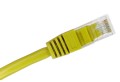 ALANTEC Patch-cord U/UTP kat.5e PVC 0.25m żółty - 1039427