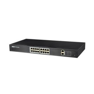 Switch DAHUA PFS4018-16P-250 (16x 10/100Mbps, 2x 10/100/1000Mbps)
