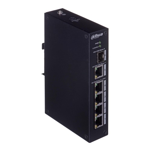 Switch DAHUA DH-PFS3106-4P-60 (1x 10/100/1000Mbps, 4x 10/100Mbps) - 833696
