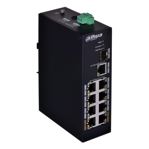 Switch DAHUA PFS3010-8ET-96 (2x 10/100/1000Mbps, 8x 10/100Mbps) - 911393