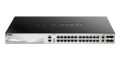 24 x 10/100/1000BASE-T ports Layer 3 Stackable Managed Gigabit Switch with 2 x 10GBASE-T ports and 4 x SFP+ ports - 911300