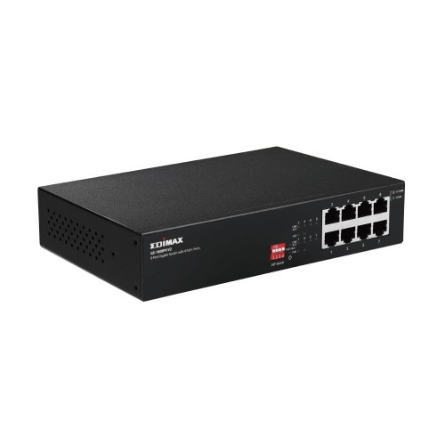 Switch niezarządzalny Edimax GS-1008PH V2 8x100/1000 4xPoE+ 70W - 981355