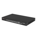 Switch EDIMAX ES-5424P  (Long Range 24-Port PoE+ Web Smart 4x Gigabit RJ45/SFP) - 1043524