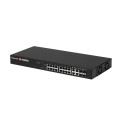 Switch zarządzalny Edimax GS-5416PLC 16x10/100/1000 PoE+ 4xSFP Combo Web Smart - 1043528