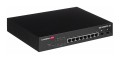 Switch EDIMAX GS-5208PLG V2  (8-Port Gigabit PoE+ Web Smart, 2x SFP) - 1042599