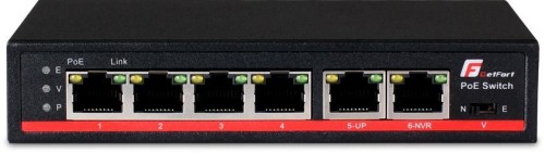 SWITCH GETFORT 4FExPOE + 2FE UPLINK WATCHDOG POE+ - 833555