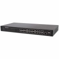 INTELLINET GIGA SWITCH 24X RJ45 + 2X SFP WEB-SMART VLAN QOS RACK 560917 - 1177396