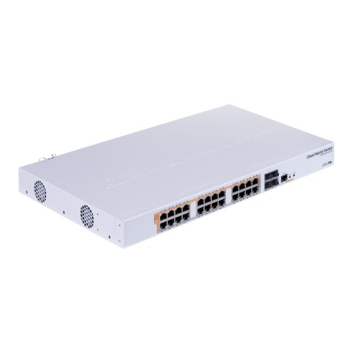 Switch Rack MikroTik CRS328-24P-4S+RM (24x 10/100/1000Mbps) - 833375