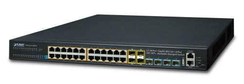 Switch PLANET SGS-6341-24P4X L3 24xPoE AT+4xSFP - 911448
