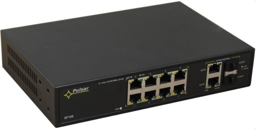 Switch SFP PULSAR SF108-90W (2x 10/100/1000Mbps, 8x 10/100Mbps) - 833684