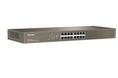 Switch Tenda TEG1016G (16x 10/100/1000Mbps) - 911415