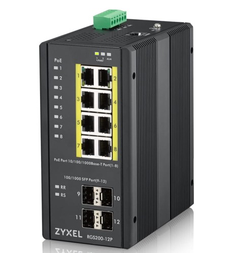 Switch ZyXEL RGS200-12P-ZZ0101F - 1043257